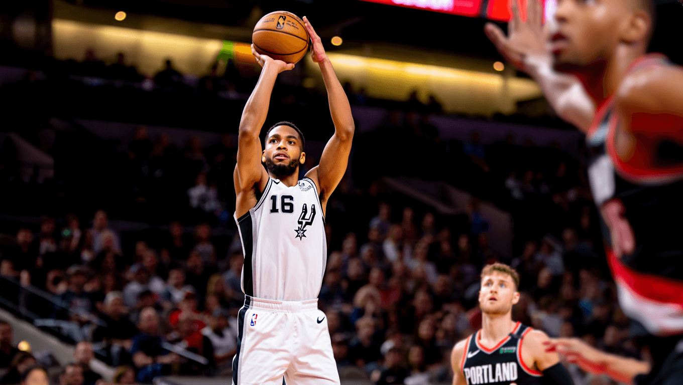 Spurs beat Trail Blazers 118-116 last night in epic NBA Cup thriller