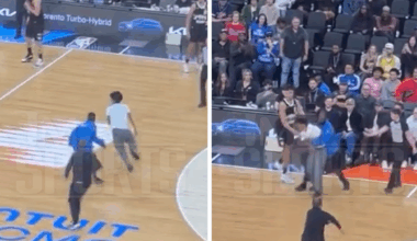 Fan Storms Court During Clippers Vs. Nuggets Game, Puts Security On Skates