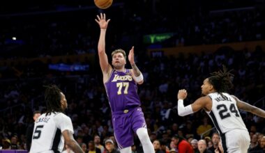Doncic's Lakers Hold Off Wembanyama's Spurs, Blazers Silence Thunder