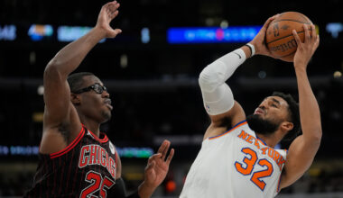 Knicks fall to Bulls, 135-125, go 0-3 on road trip