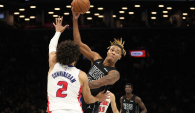 Noah Clowney shines again, but Nets fall to Pistons