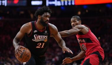 Joel Embiid questionable, Tyrese Maxey probable for 76ers vs. Magic