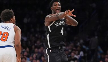 Nets rookie Drake Powell answers Spike Lee's trash talk with big effort