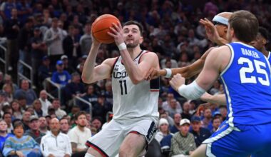 Alex Karaban named Big East Player of the Week as UConn men's basketball holds at No. 3 in AP Poll