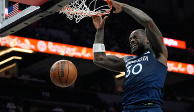 Randle has 32 points and the Timberwolves hold off the Wizards 120-109