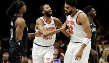 Karl-Anthony Towns' 37-point night right on time for Knicks' struggling star
