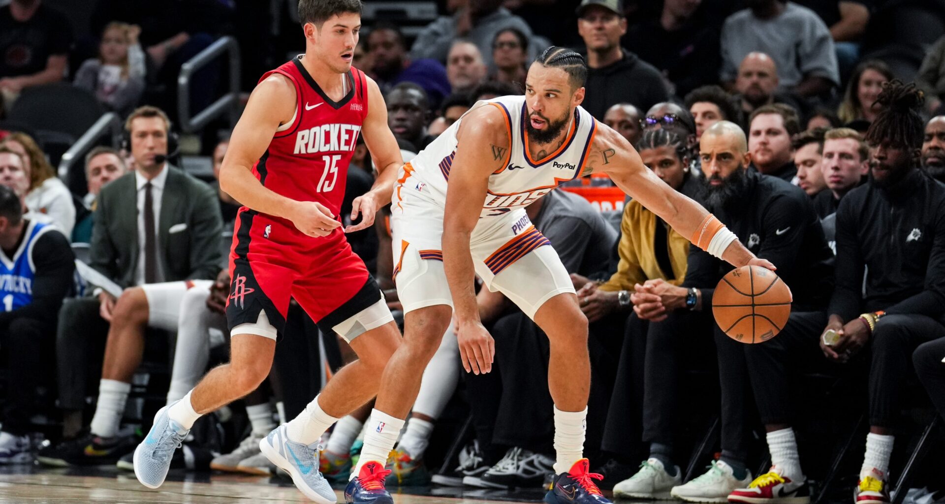 Dillon Brooks leads Phoenix Suns offense despite loss to Houston