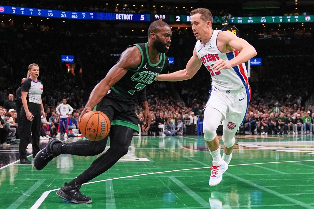 Celtics, down one starter, upset East-leading Pistons in instant classic