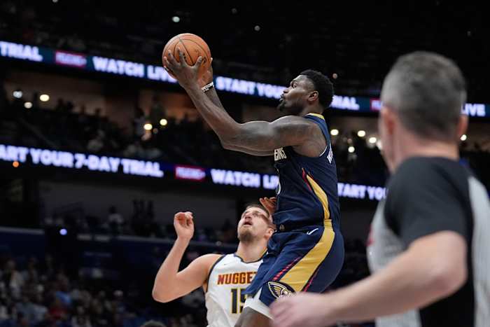 Zion Williamson scores 14 in his return from injury in the Pelicans' 125-118 loss to Denver