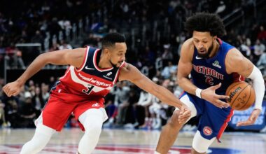 Cunningham scores 46 points, rallies Pistons to a 137-135 victory over the Wizards in overtime