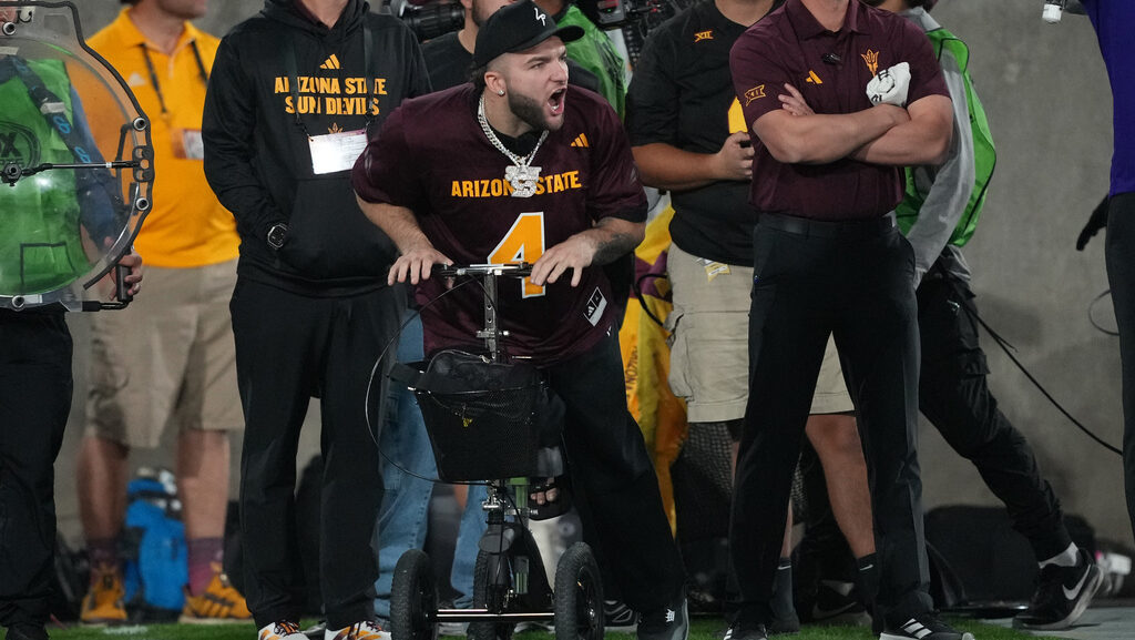 cam skattebo suns nuggets first free throw...