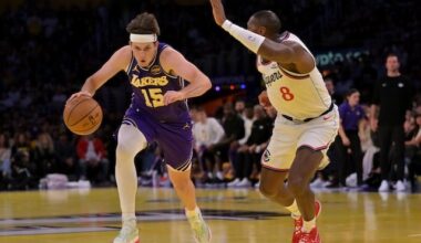 Austin Reaves Having Fun Playing Unselfish Basketball With Luka Doncic & LeBron James