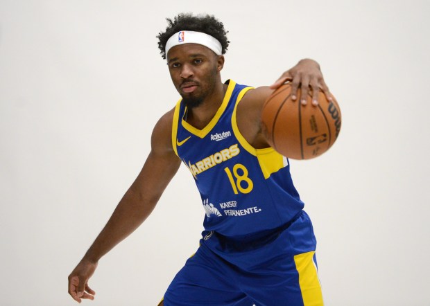 Santa Cruz Warriors LJ Cryer is photographed during the team's media day at Kaiser Permanente Arena in Santa Cruz, Calif., on Monday, Nov. 3, 2025. (Doug Duran/Bay Area News Group)