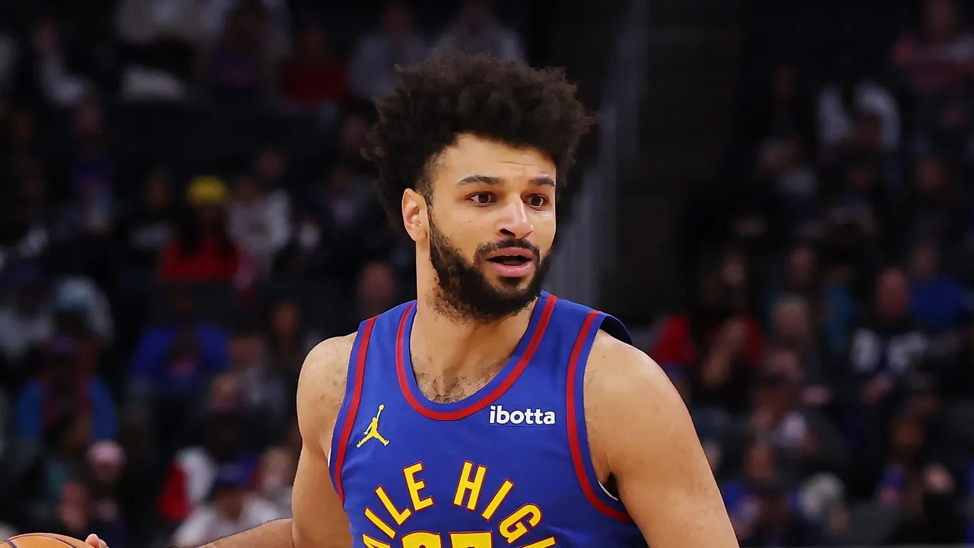 Jamal Murray #27 of the Denver Nuggets.