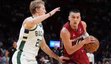 Tyler Herro, Miami Heat push past Milwaukee Bucks in NBA Cup