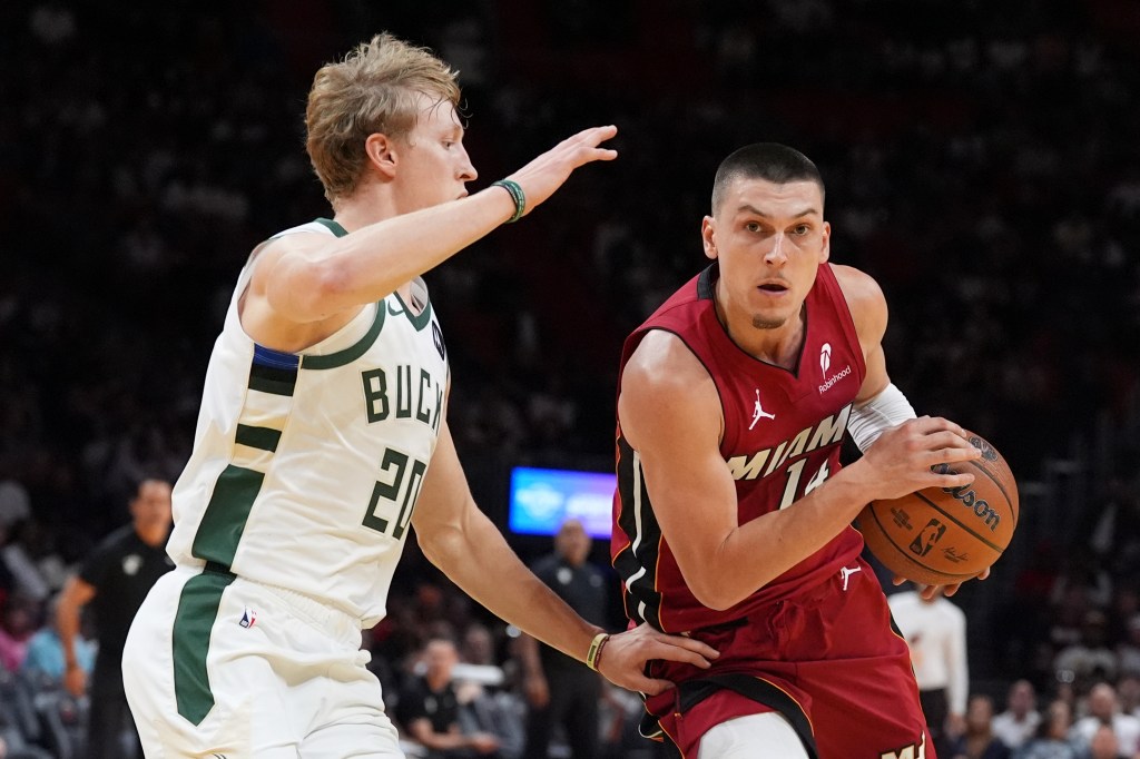 Tyler Herro, Miami Heat push past Milwaukee Bucks in NBA Cup