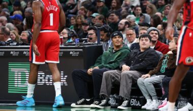 Two Patriots Stars Attend Celtics-Clippers Game At TD Garden