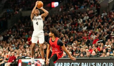 Fox scores 37 points to lead San Antonio Spurs past Portland Trail Blazers in NBA Cup game