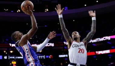 Tyrese Maxey scored 39 points to lead the Sixers to a win over the Clippers.