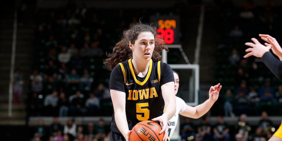 Heiden scores 20, Stuelke adds 17 and 12 rebounds, No. 19 Iowa women beat Miami 64-61