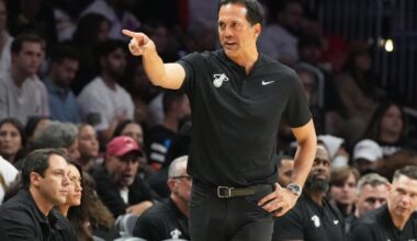 All right buttons so far for Miami Heat's Erik Spoelstra?