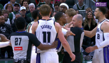 Watch Bobby Portis shove Kings star Domantas Sabonis in back – NBC Sports Bay Area & California