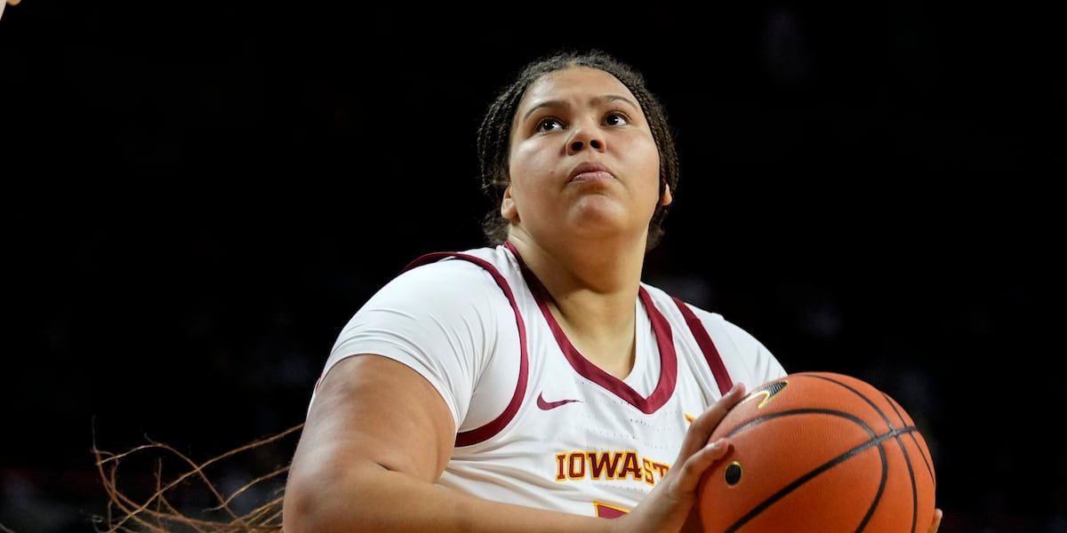 Audi Crooks scores 21 for No. 14 Iowa State women in 99-34 win over Sacred Heart