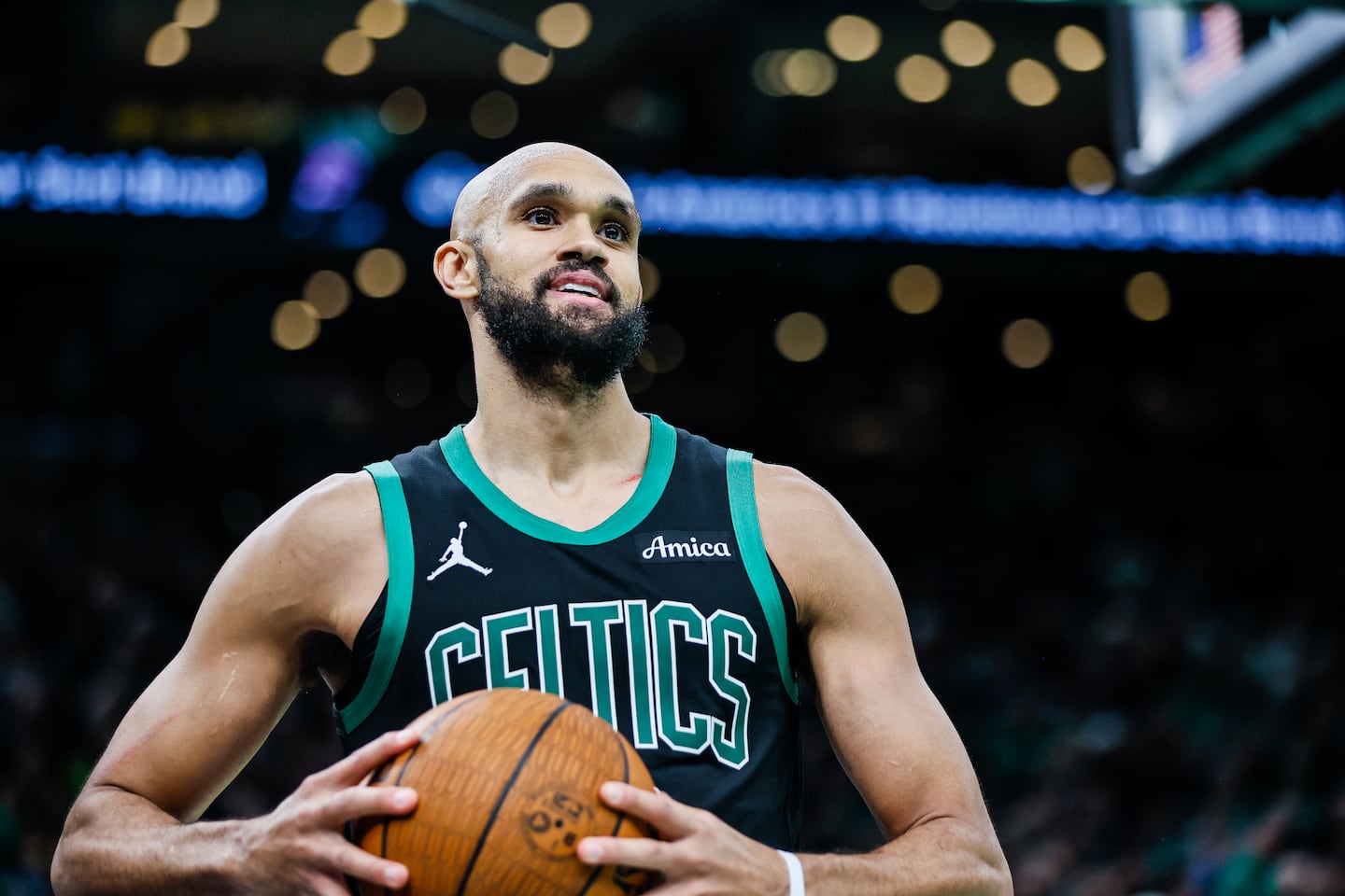 Derrick White posted 27 points against the Pistons.