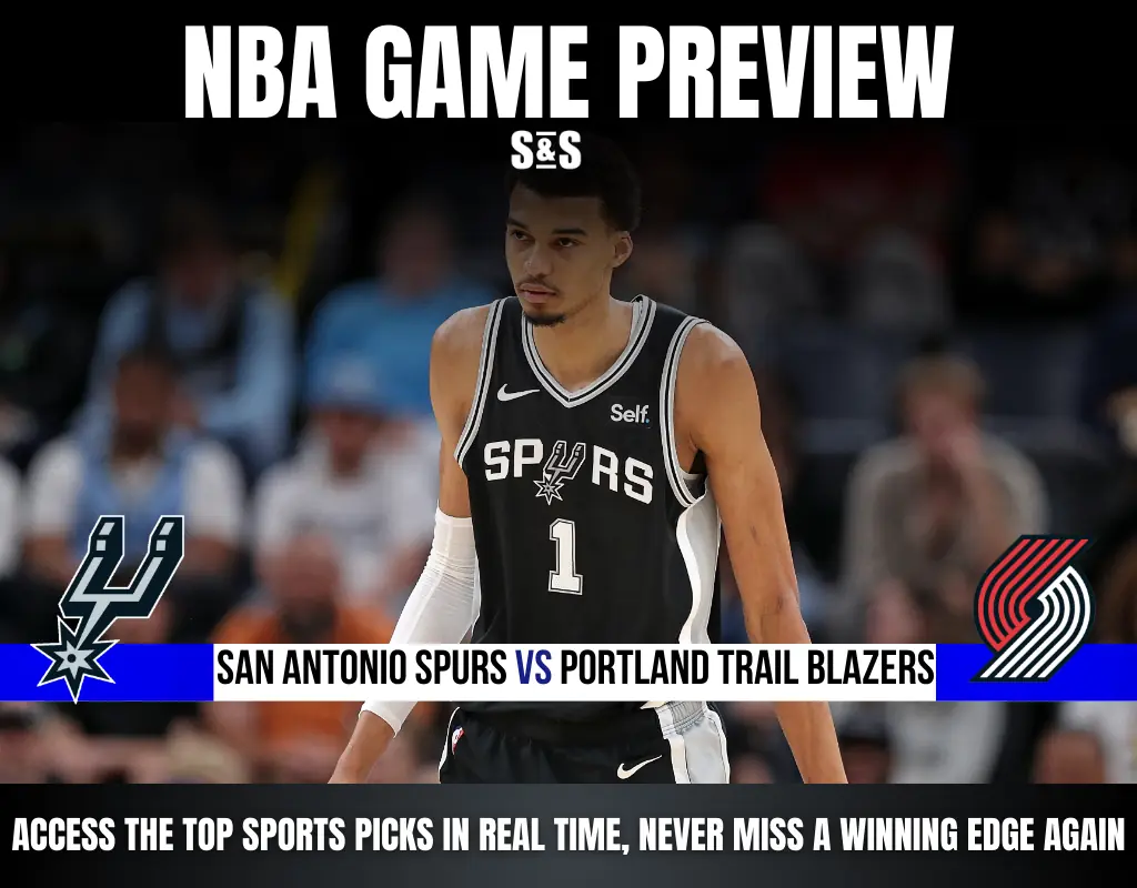 GAME PREVIEW San Antonio Spurs vs Portland Trail Blazers