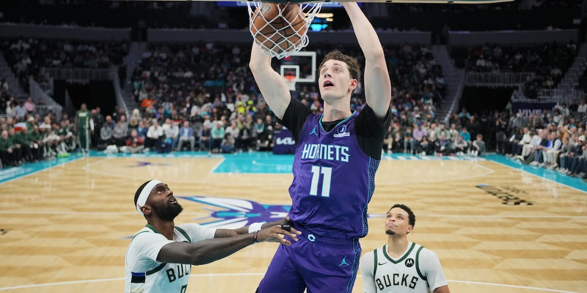 Hornets snap losing streak with 111-100 win over Bucks as Bridges scores 20