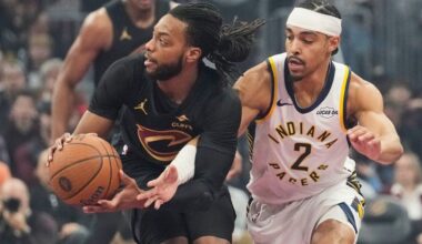 Mitchell scores 32, Garland adds 20 in return as Cavaliers beat Pacers