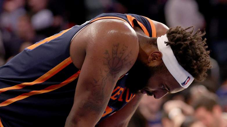 Mitchell Robinson of the New York Knicks.