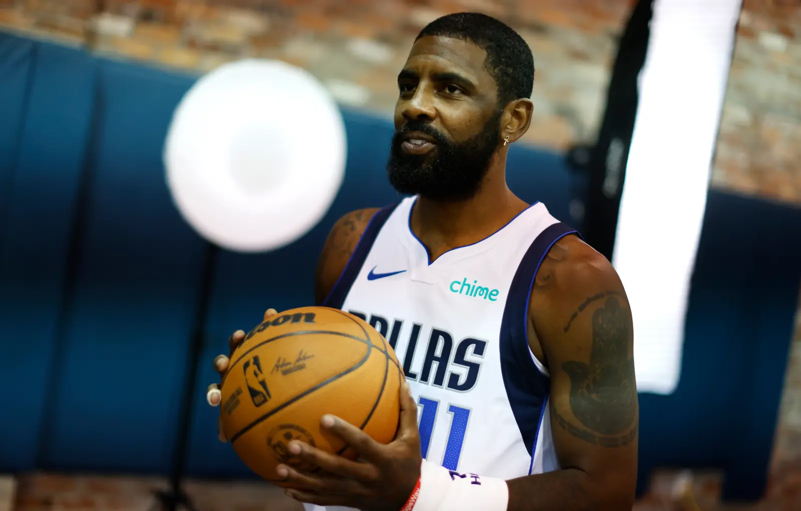 Dallas Mavericks guard Kyrie Irving.