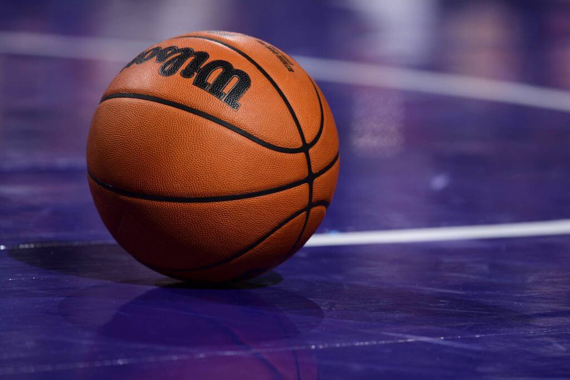 A generic basketball photo of the Official Wilson basketball on November 2, 2025 at PHX Arena in Phoenix, Arizona