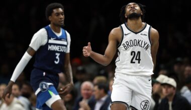 Nets fall to 0-7 after late collapse against Timberwolves