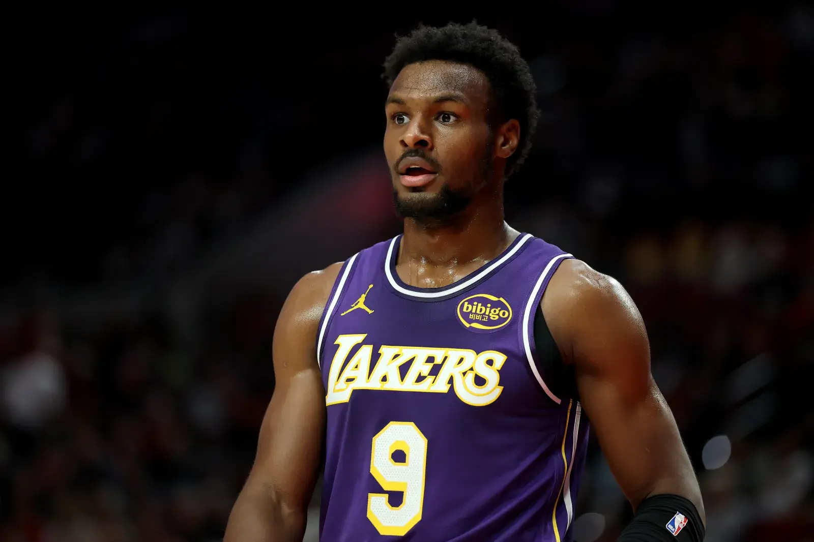 Los Angeles Lakers guard Bronny James.