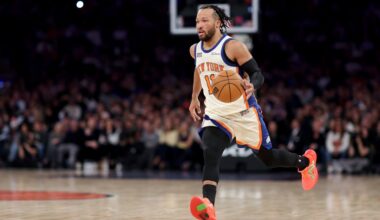 Knicks’ Jalen Brunson shooting again after scary ankle injury