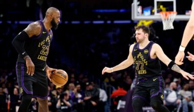 LeBron James dishes out 12 assists in historic season debut, Luka Dončić scores 37 as Lakers beat Jazz 140-126 – NBC Los Angeles