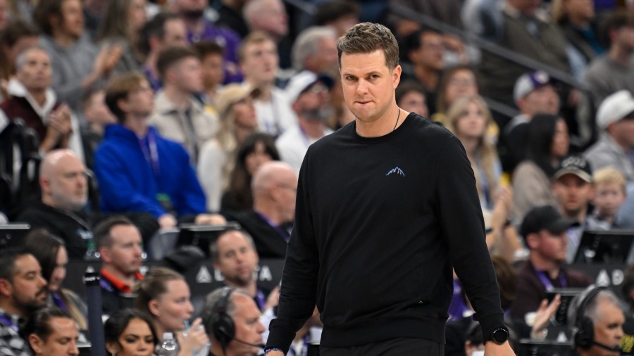 Head coach Will Hardy of the Utah Jazz