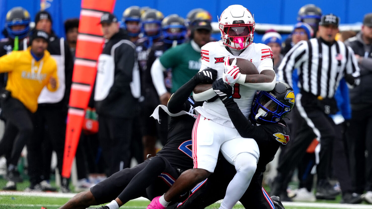 Utah Kansas Football touchdowns Wayshawn Parker...