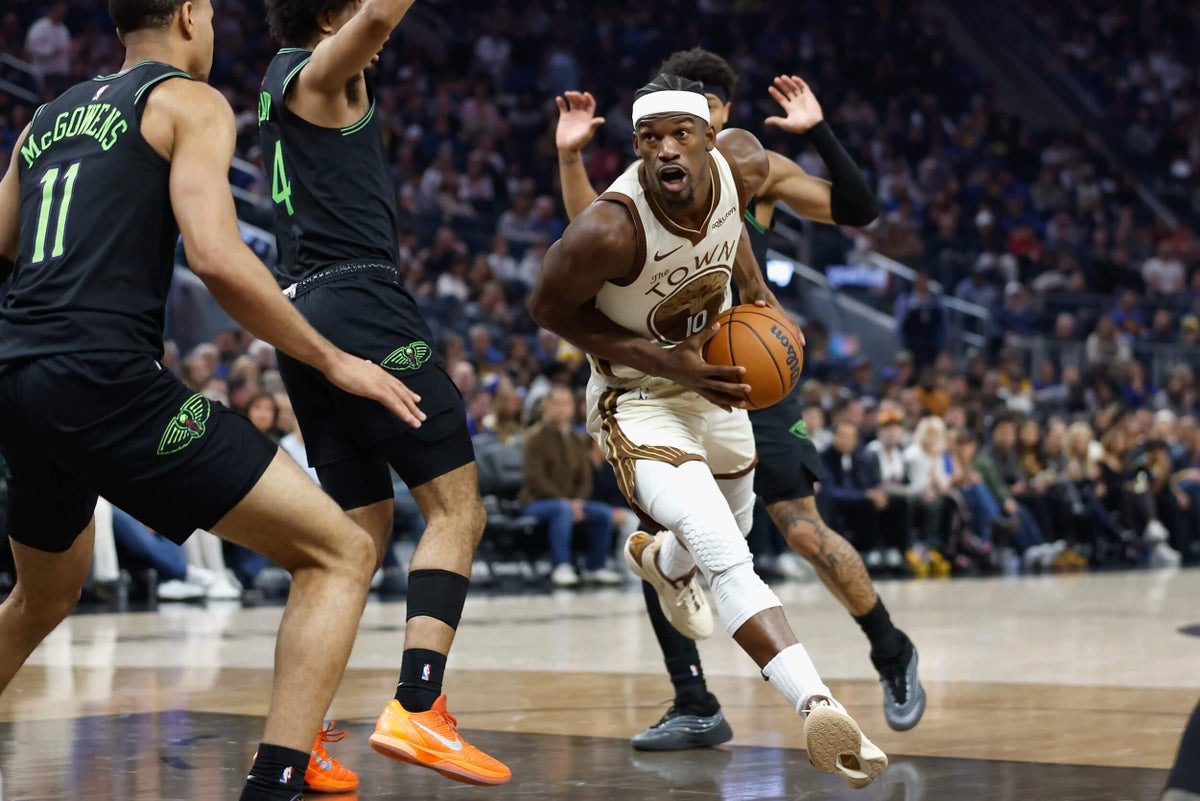 Jimmy Butler ‘incredible’ in lifting Stephen Curry-less Warriors over Pelicans