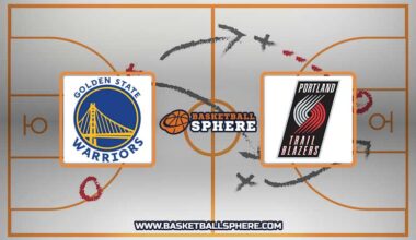 Golden State Warriors vs Portland Trail Blazers