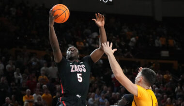 Gonzaga Emmanuel Innocenti layup Arizona State 2025...