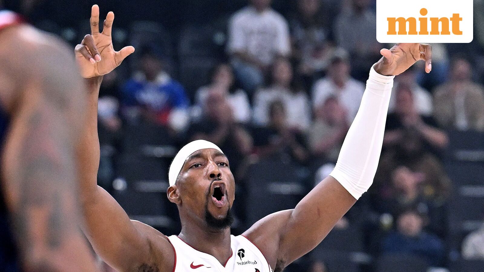 Bam Adebayo left the Miami Heat vs. the Denver Nuggets game due to an injury.