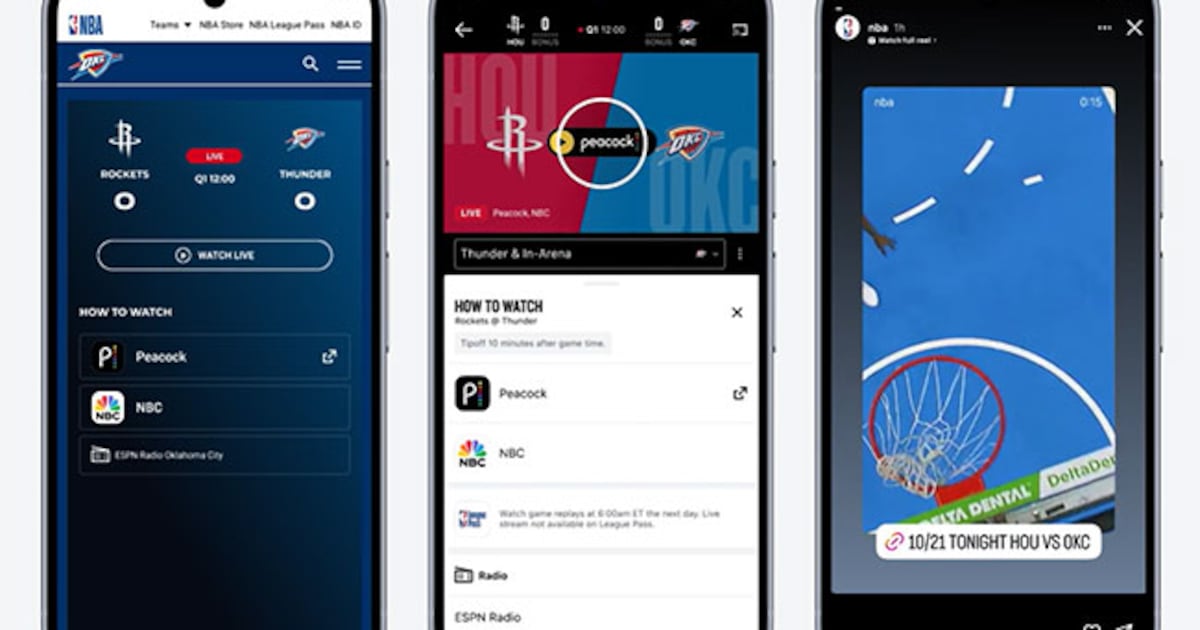 NBA's 'Tap to Watch' function driving fans to games