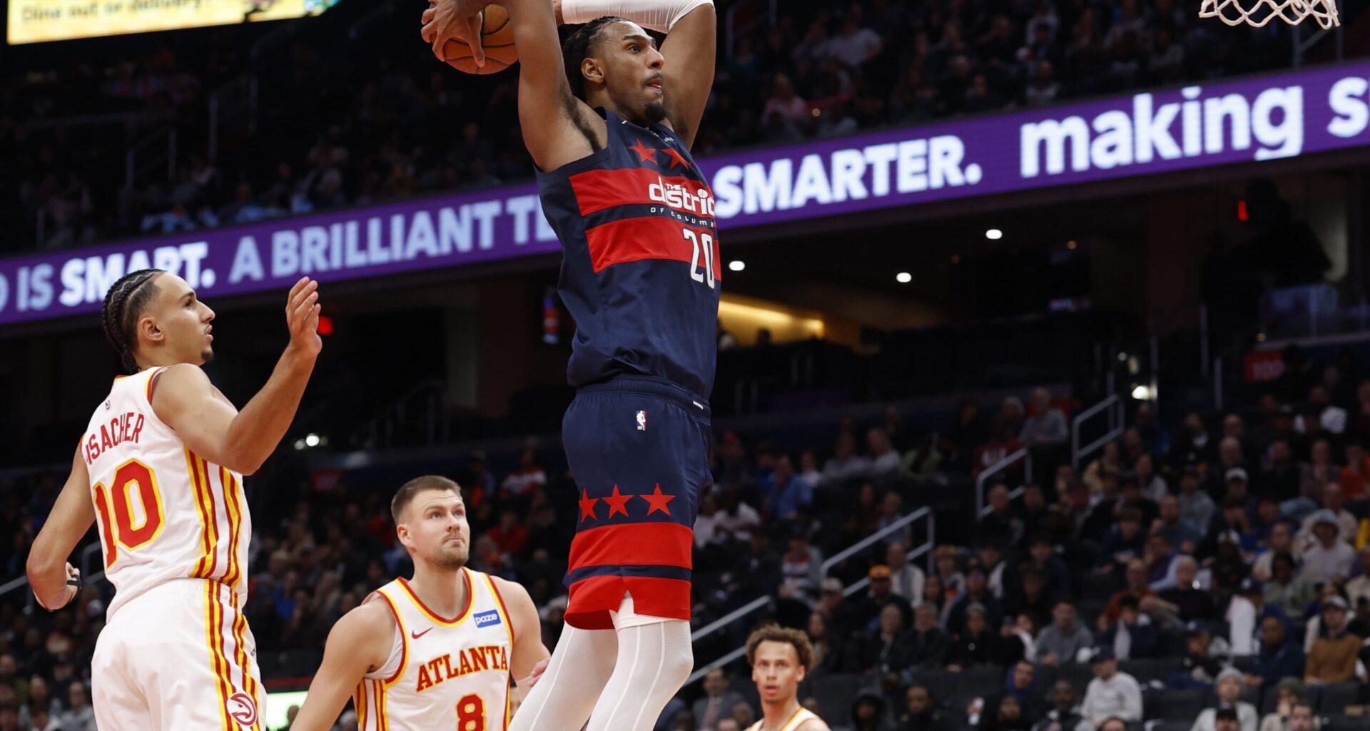 Alex Sarr leads Wizards to first win in a month