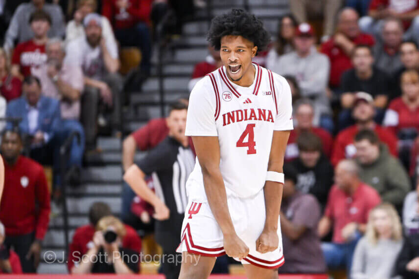 Photos of IU basketball's 98-51 win against Alabama A&M.