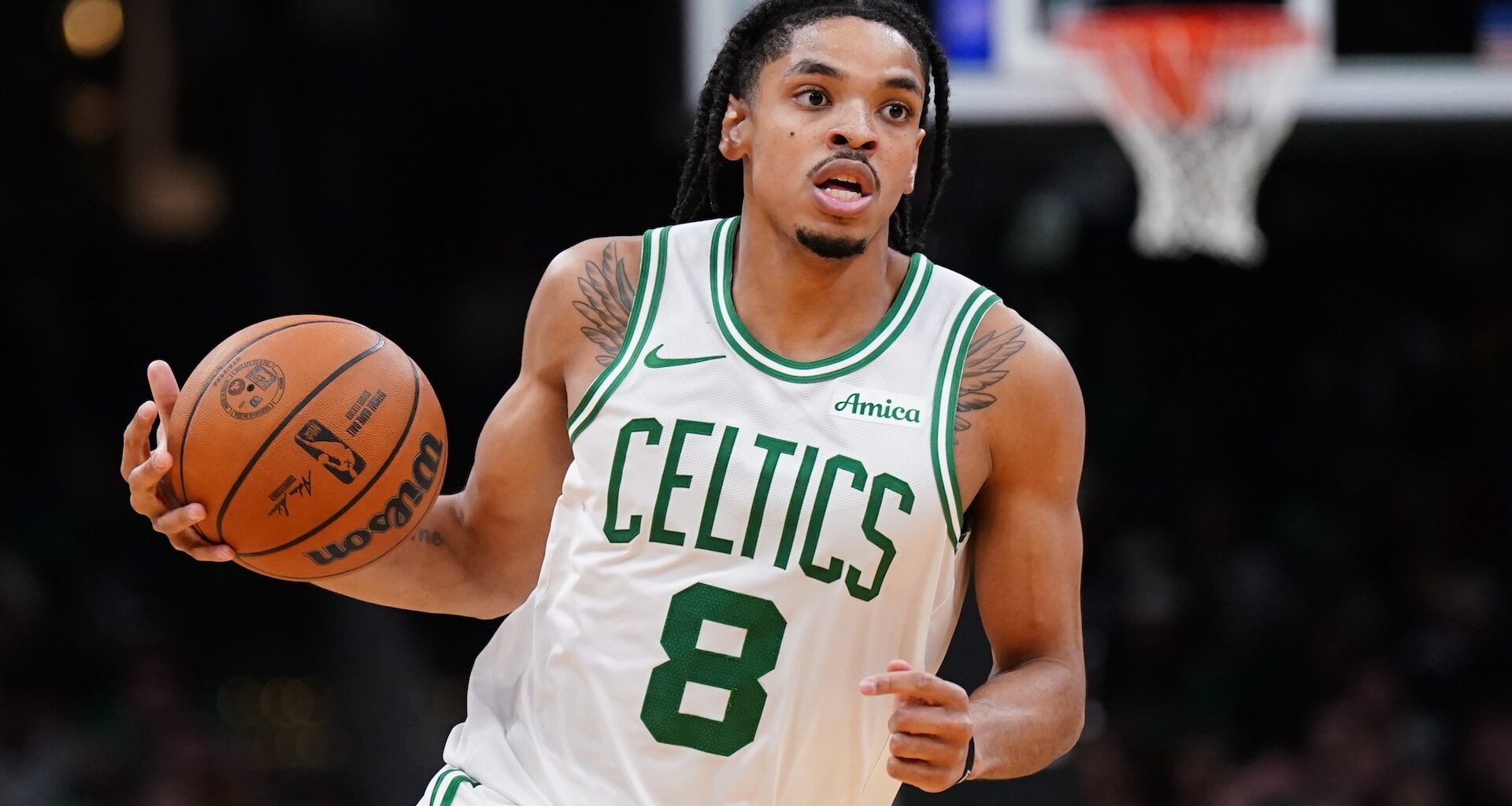 Celtics' Josh Minott Drops Career-High, Gets Praise From Jaylen Brown