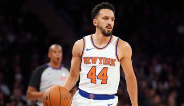 New York Knicks guard Landry Shamet exits with shoulder injury