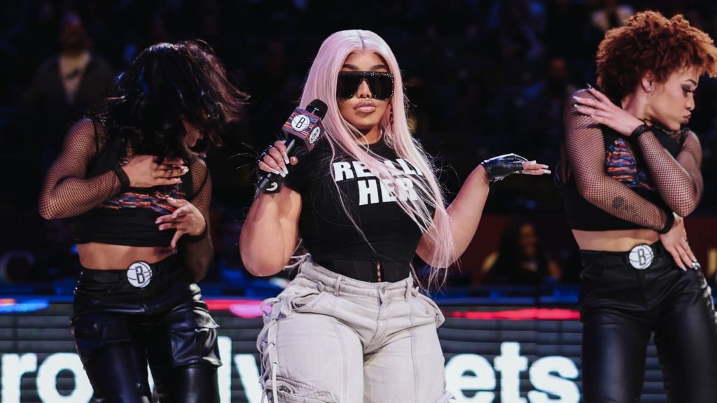 Lil Kim Performs Classic Hits At Brooklyn Nets "Biggie Night"